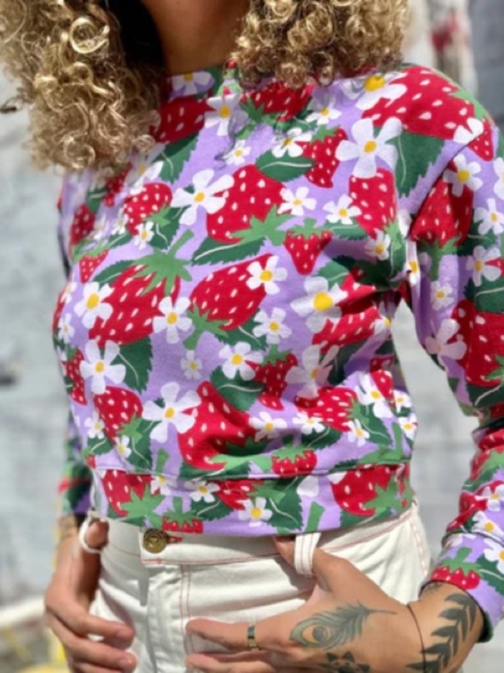 Nooworks Long Sleeve Strawberry Track Top